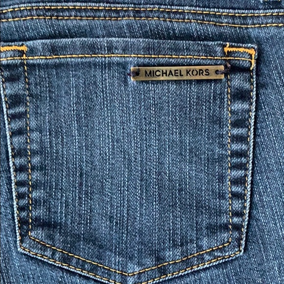 Michael Kors Straight Leg Blue Jeans - Picture 7 of 15